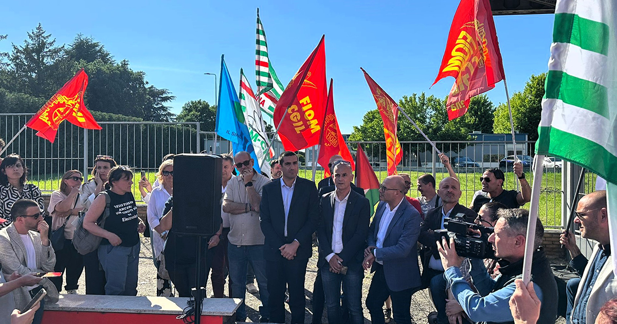 Electrolux Forlì: sindacati e istituzioni uniti al presidio di ieri pomeriggio